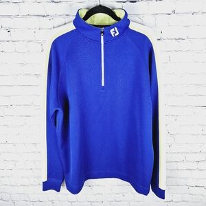FOOTJOY | ⅓ zip mock neck long sleeve golf pullover top